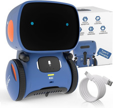 Robot Toys for Girls and Boys Rechargeable, Touch and Voice Control Robots Inter