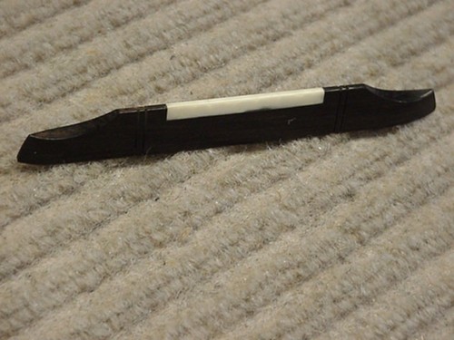 Vintage Weymann Bruno Vega Mandolin Bridge Part for Project - Picture 2 of 3