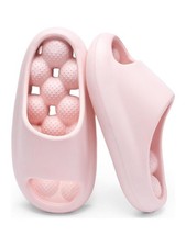 Pink Bubble Massage Shower Pool Foam Slide Slipper Sandals Size 8