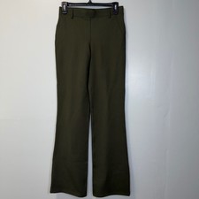 Quince Ultra-Stretch Ponte Bootcut Pant Olive Green Size S DKBIZ01 Regular