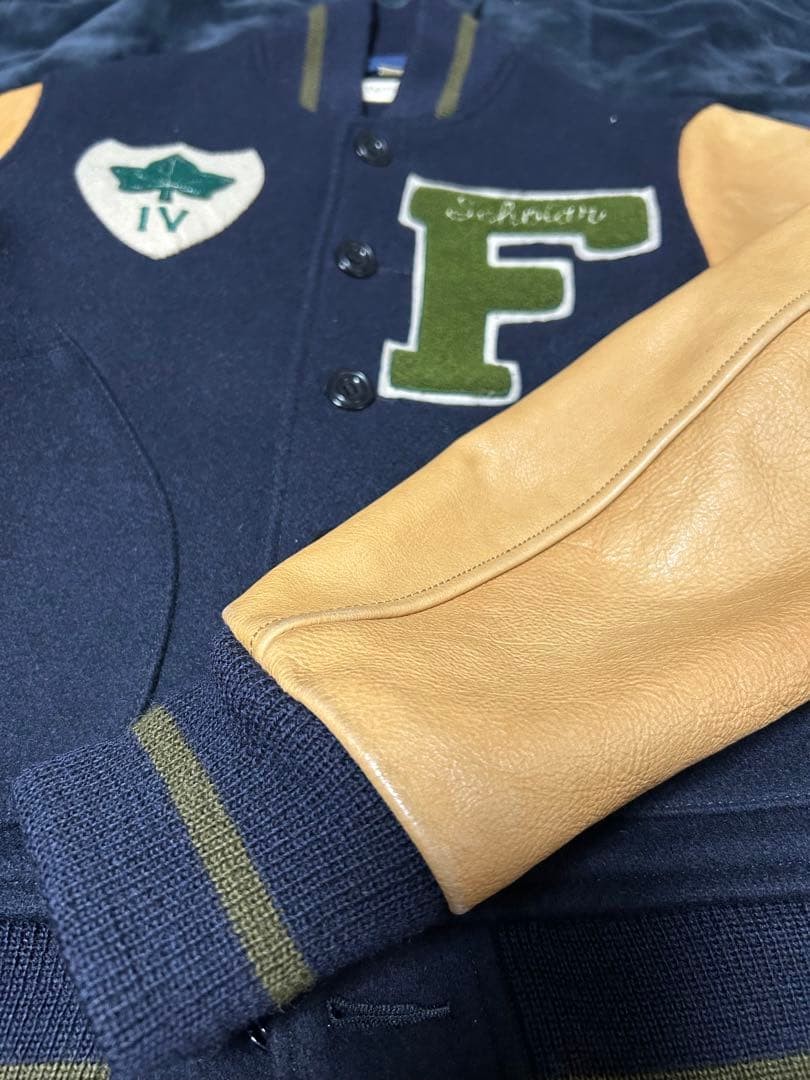 Buzz Rickson's Stadium Leather Varsity Jacket 6 S… - image 6