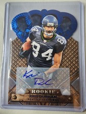 2011 Panini Crown Royale Blue Signatures #/50 Kris Durham #154 Rookie Auto RC