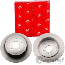 2X TRW BREMSSCHEIBEN 316mm VOLL HINTEN PASSEND FÜR DODGE NITRO JEEP CHEROKEE |