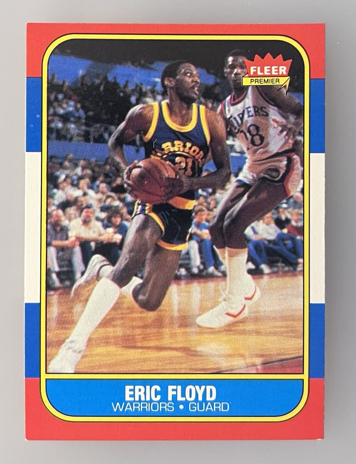 1986-87 Fleer Eric Floyd #34 Golden State Warriors 🏀