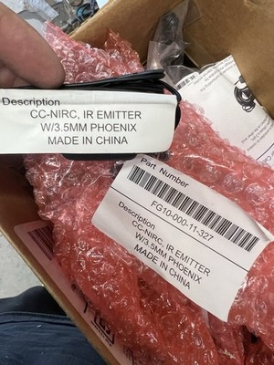 AMX FG10-000-11 CC-NIRC, IR EMITTER Cable 3.5mm Phoenix BRAND NEW