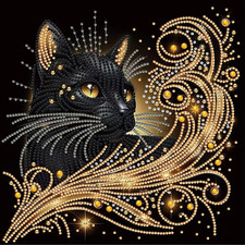 5D Diamond Painting Kits for Adults, Animal Cat Diamond Art Kits for Beginners,.