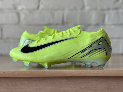 Nike Mercurial Vapor 16 Elite FG Low Soccer Men Size 8 Volt Black FQ1457-700