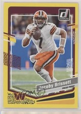 2023 Panini Donruss Press Proof Yellow Jacoby Brissett #297 1d13
