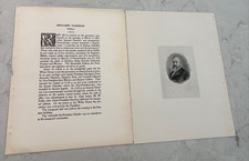 President Benjamin Harrison from 1901 President Mckinley Inaugural Souvenir Book