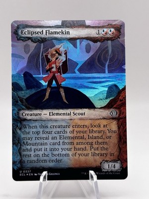 Eclipsed Flamekin 0337 Showcase Foil Lorwyn Eclipsed ECL MTG NM