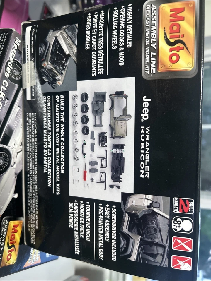 RARE MAISTO JEEP WRANGLER RUBICON ASSEMBLY LINE DIECAST 1:27 - Image 2 of 3