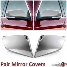 For 2014-2020 Chevy Impala Exterior Door Mirror Covers Set Chrome Left & Right