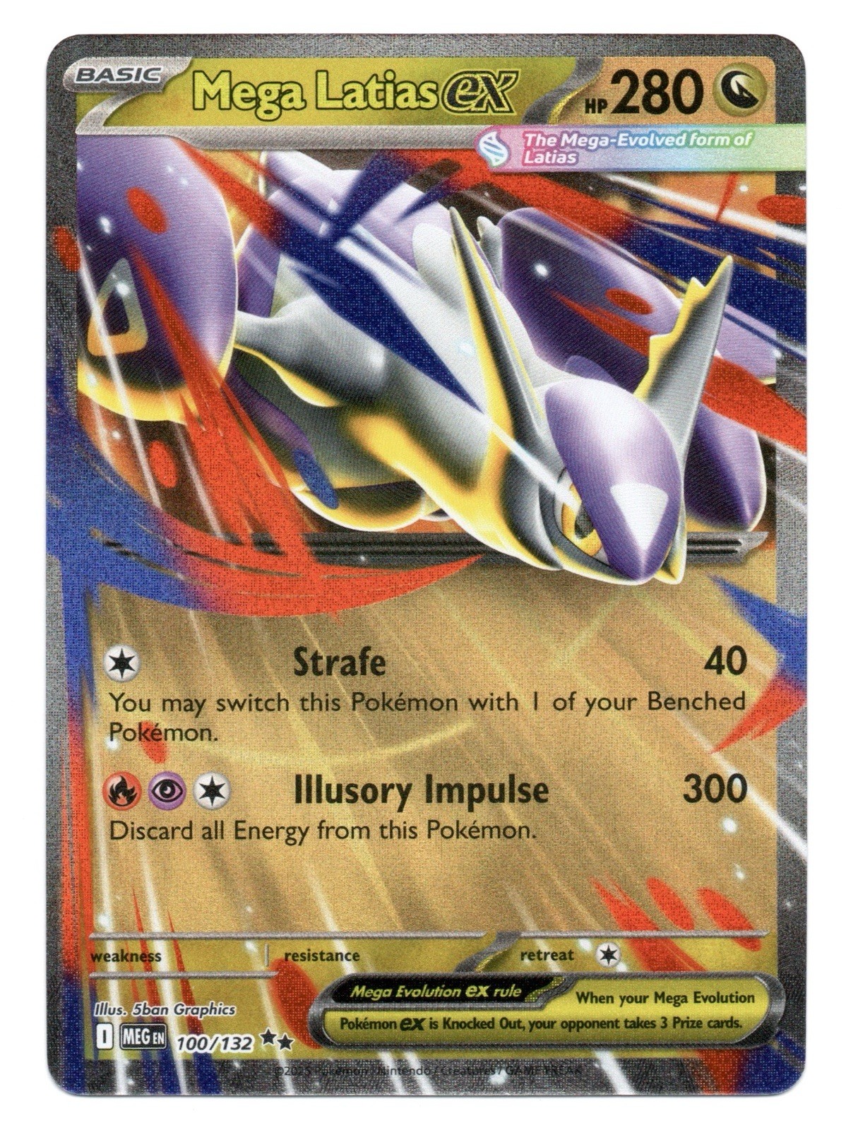 Mega Latias ex 100/132 Me01: Mega Evolution Holo