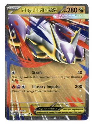 Mega Latias ex 100/132 Me01: Mega Evolution Holo