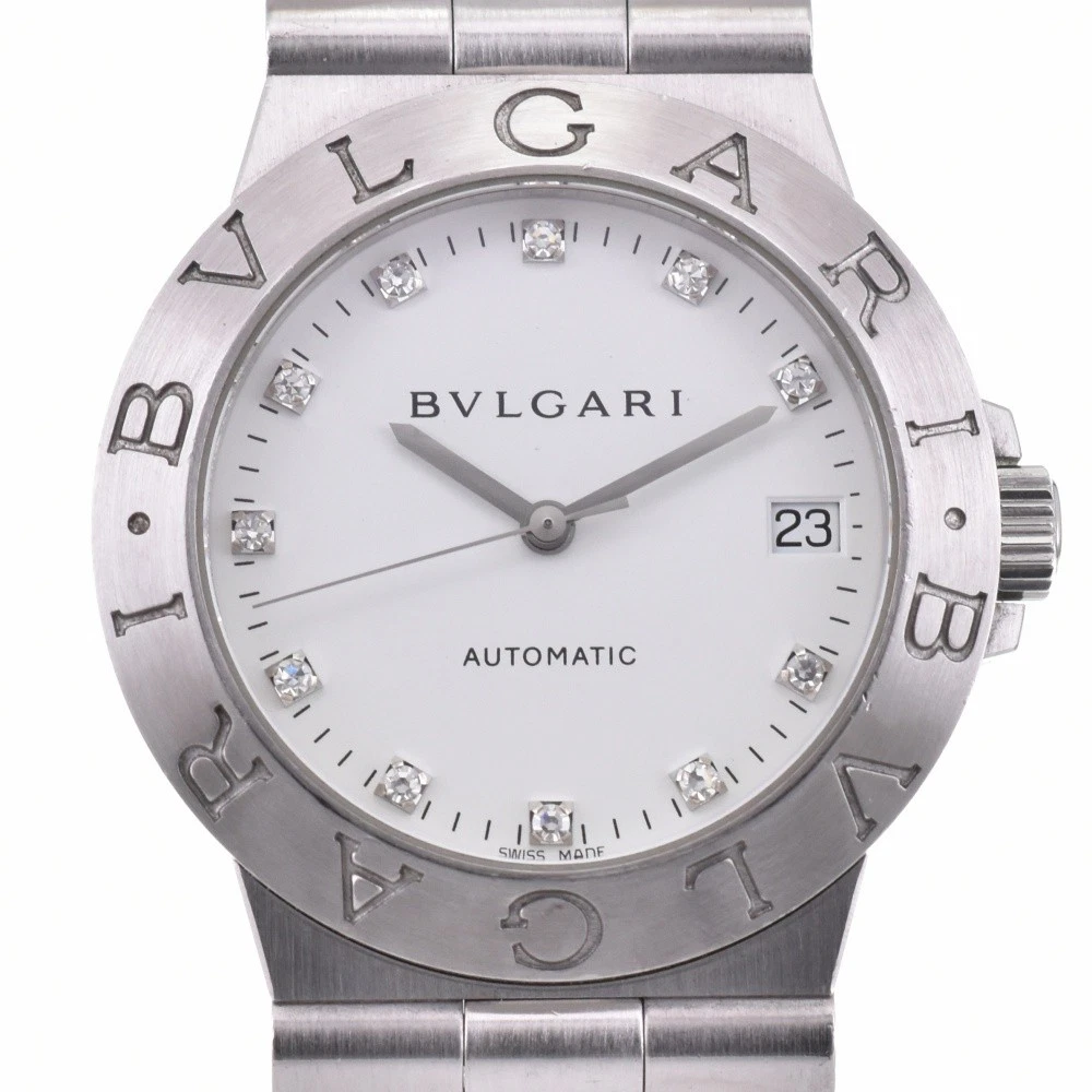 with paper BVLGARI Diagono Sports LCV35S 11P Diamond Automatic Men's N#143375