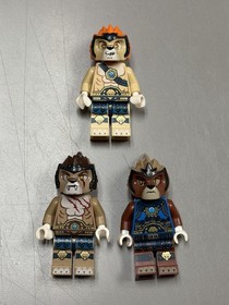 LEGO Legends of Chima Minifigures Lion Lot x3 Lavertus Leonidas Longtooth