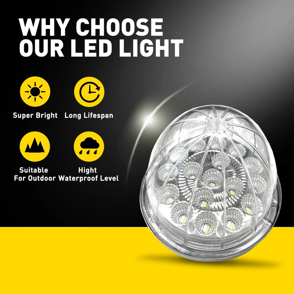 Luzes LED melancia marcador lateral folga freio vermelho branco para Honda ACORD - Imagem 2 de 4