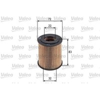 1X ÖLfilter Valeo 586542 Passend FüR Chrysler Mini