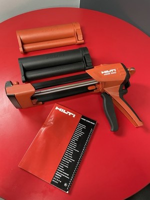 Hilti HDM 500 Manual Anchor Adhesive Dispenser with HIT-CR 500 and HIT-CB 500