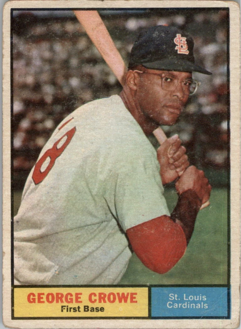 1961 Topps #52 George Crowe - GOOD