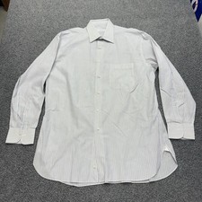 Ermenegildo Zegna Dress Shirt Mens 41-16 Button Up Long Sleeve Multicolor Stripe