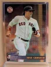 1996 FIRST 1st Topps Chrome #146 Jose Canseco Red Sox RARE ICONIC SUPER PREMIUM