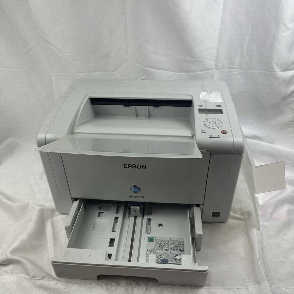 Epson WorkForce AL-M200dn Mono Laser Printer A4 USB ModelL721A No Leads UNTESTED - Image 2 of 4