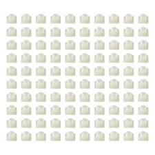 100PCS Nylon Screw Insert Sturdy Nylon Screw Retainer for Mounting License Plate