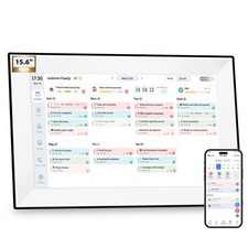 15.6 Digital Calendar Wall Planner,Voice Message Feature,Touchscreen Interactive