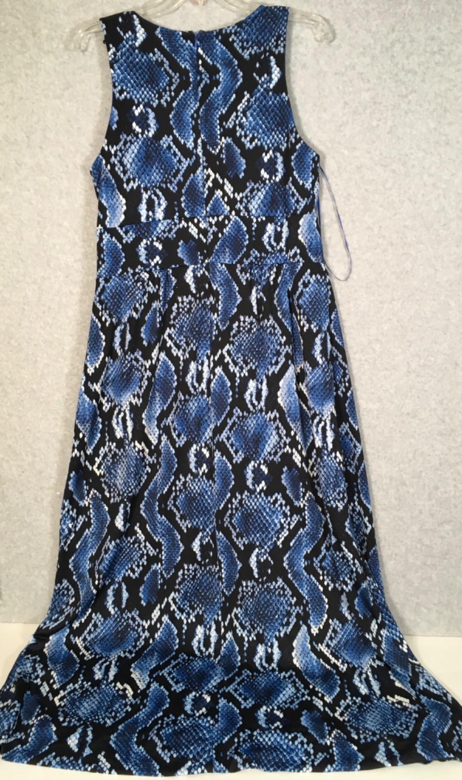 DR COLLECTION  Blue Python Print Sleeveless Women… - image 11