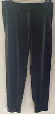 Nili Lotan Skinny Leg Pants Sateen Black Size: 2 57 Acetate/43 Viscose