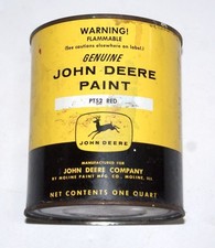 PT52 John Deere Quart Red Paint Vintage Full 1960's