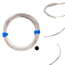 14 Gauge 935 Argentium Silver Wire Round Half Hard Made in USA 1FT CRAFT WIRE