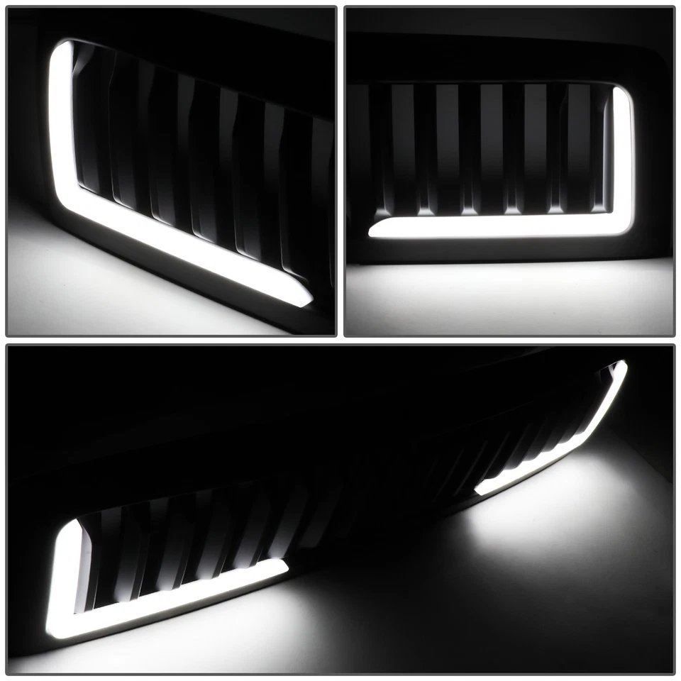 [LED DRL]PARA 94-02 RAM 1500 2500 3500 ESTILO VERTICAL PARACHOQUES DELANTERO PARRILLA Foto 4 de 4