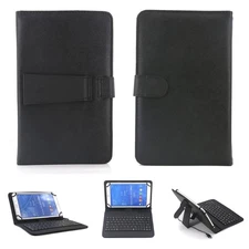 For Samsung Galaxy Tab A7 Lite 2021 Tablet USB-C Wired Keyboard Stand Case Cover