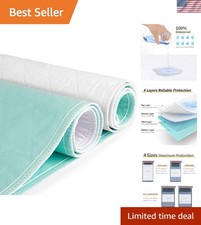 Waterproof Bed Pads Incontinence 34'' x 36'' 1 Pack Washable Reusable Bedwett...