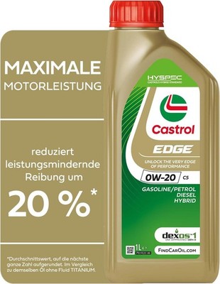 Castrol EDGE 0W-20 C5 Motoröl, 1L