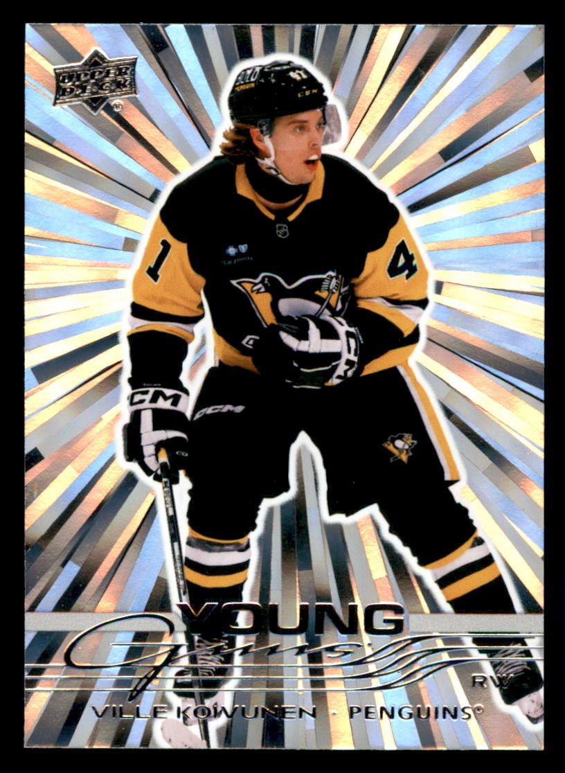2025-26 Upper Deck Series 1 Ville Koivunen #233 RC Young Guns Silver Outburst NM