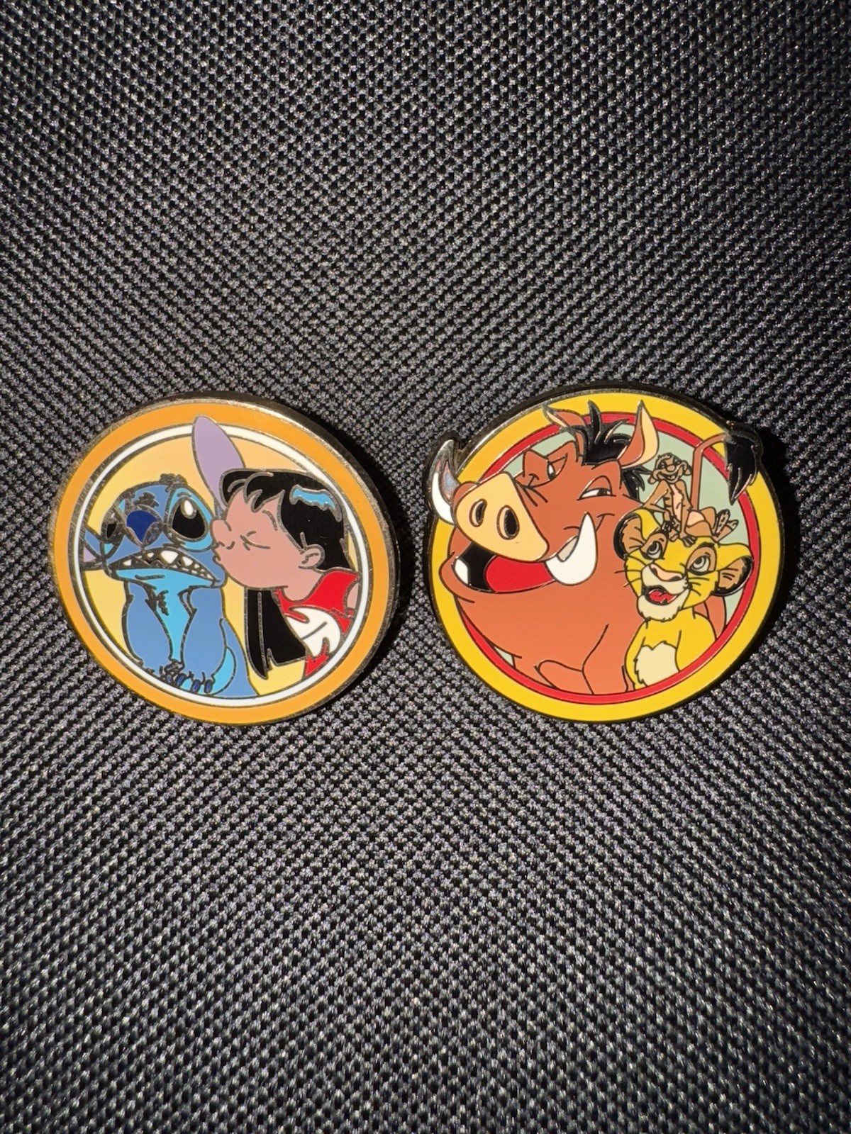 Disney 2012 Mystery Set Best Friends Simba Timon & Pumbaa + Lilo and Stitch Pins