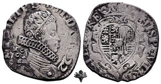 NAPOLI Tari 1622 ARGENTO Filippo IV di Spagna