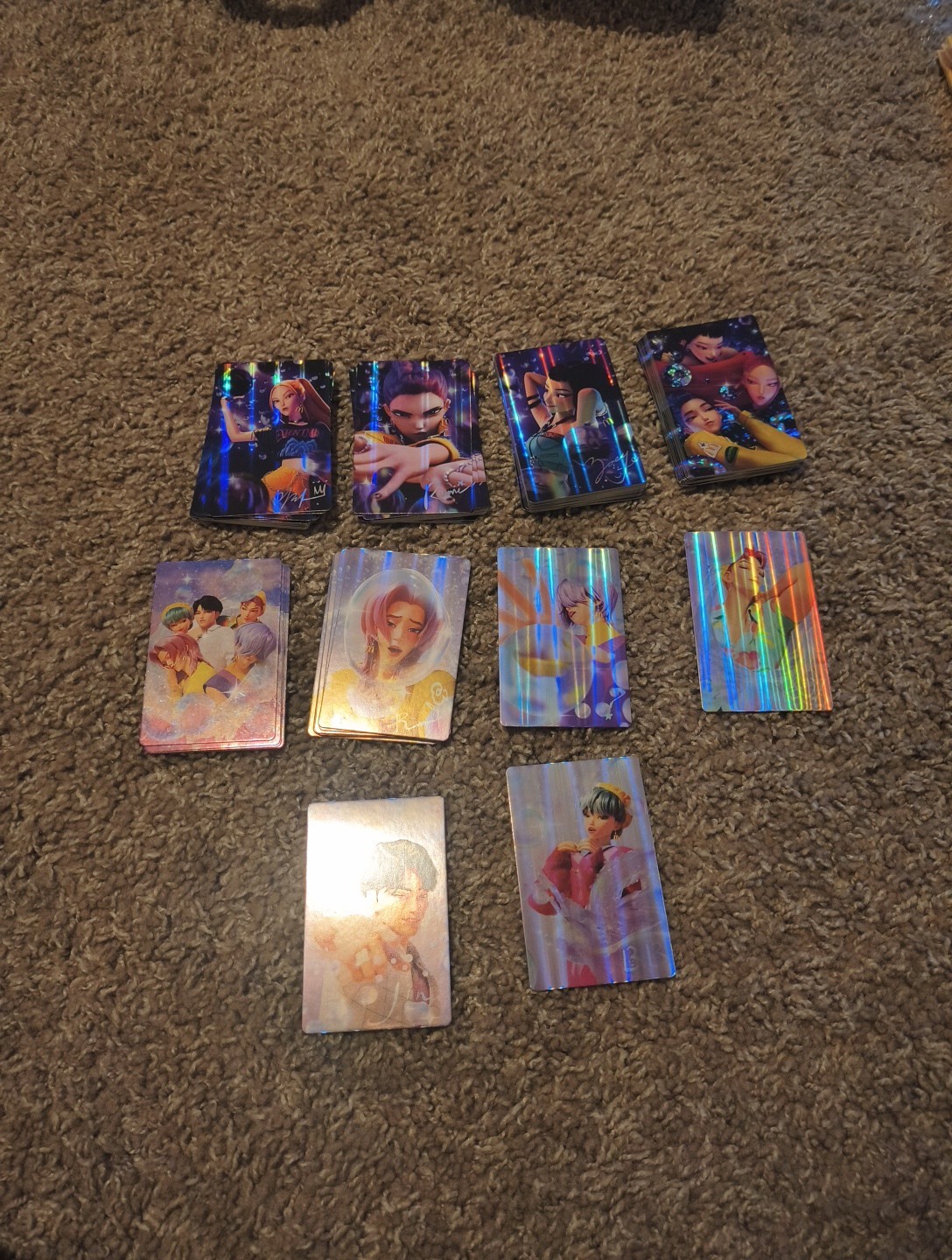 Kpop Demon Hunters McDonald's Card Bundle Lot 109 card total