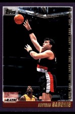 Arvydas Sabonis 2000-01 Topps #41 Trail Blazers NBA READ FREE SHIP AutographDen