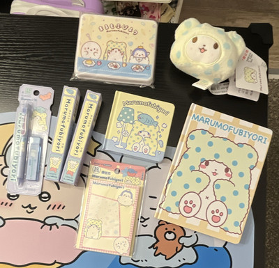 Sanrio Marumofubiyori Stationery Set - Memo/Notepad & Accessories