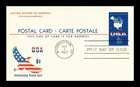 US FIRST DAY CARD USA WORLD VACATIONLAND 8C AIR MAIL COVER CRAFT CACHET