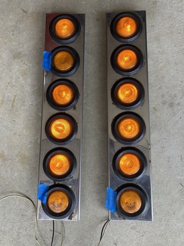 Peterbilt 379 Pair Front Air Cleaner Light Bars