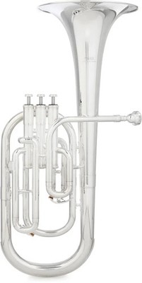 Yamaha YAH-203S Student Alto Horn - Silver-plated with Yellow Brass Bell