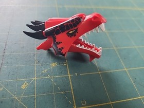 "Head Only"  From Lego Red Dragon , 70403 Dragon Mountain Castle
