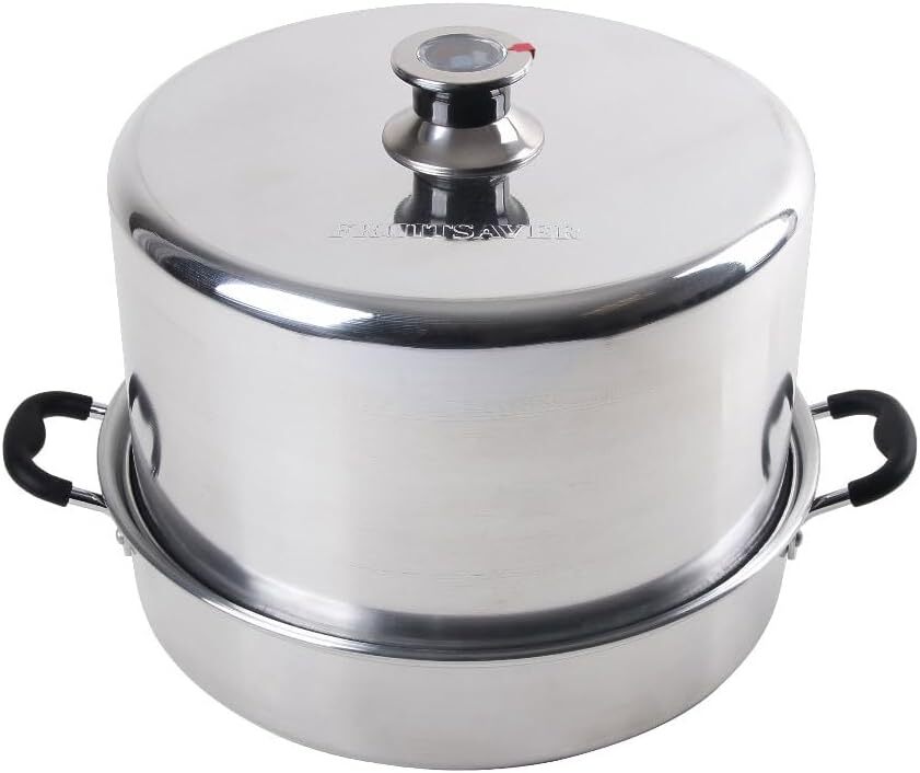 Aluminum Steam Canner with Built-In Temperature Gauge-image