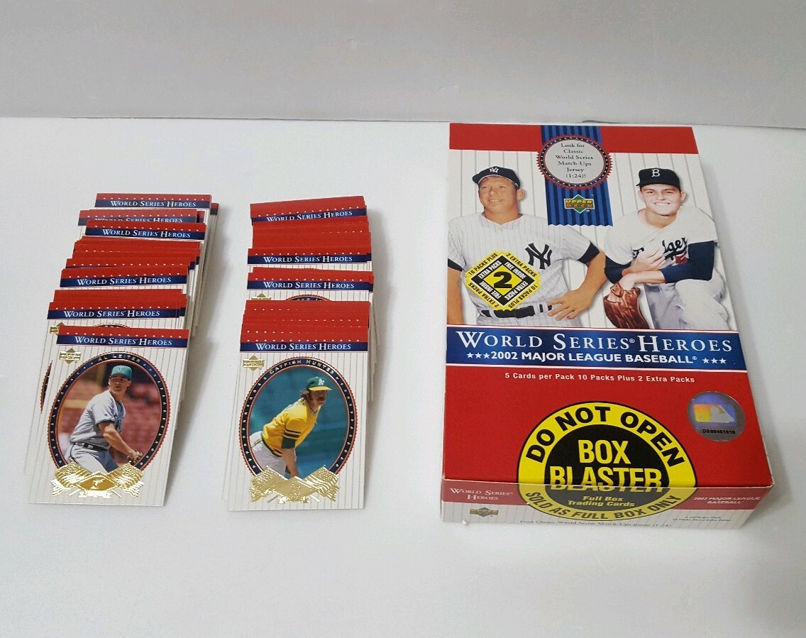 COMPLETE Upper Deck World Series Heroes 2002 Major League Baseball 