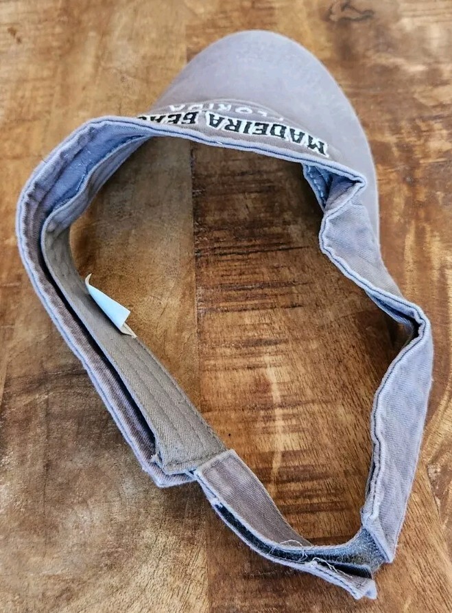 Madeira Beach Visor Strapback Adjustable Embroide… - image 3
